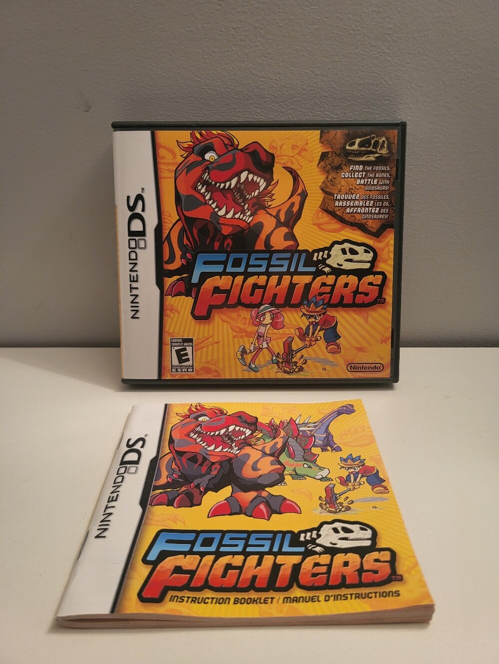 No GAME!  Fossil Fighters - Case And Booklet Only - For Nintendo DS